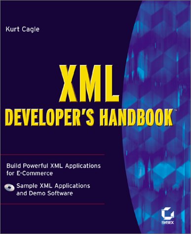 Image of: XML Developer's Handbook (With CD-ROM)
