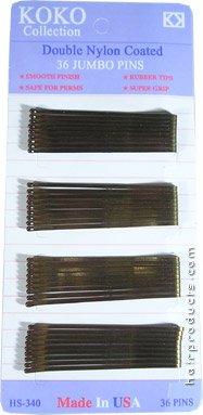 Click here to buy ONYX Collection Jumbo Bobby Pins (Brown) by Generic.