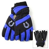 Indianapolis Colts Nylon Shell Thinsulate Lined Ski Gloves