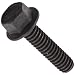 Grade 8 Steel Flange Bolt, Phosphate & Oil Finish, Hex Head, UNC Threads, Hex Head, Meets IFI-111 (2002)/SAE J429 (1999)/ASTM B633 Specifications, 1/4"-20 Thread Size, 1" Length, Partially Threaded, Pack Of 50