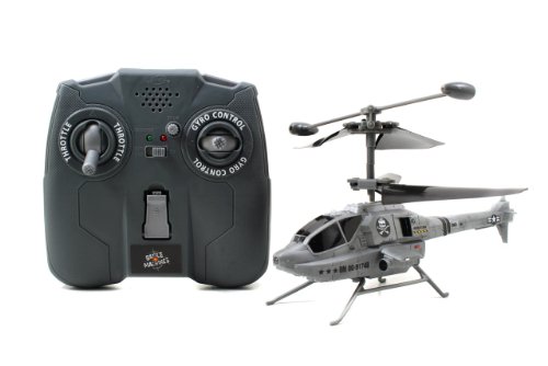 Jada Toys Battle Machines R/C Helicopter (Gray)-image