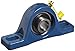 SKF SYH 5/8 TF Pillow Block Ball Bearing, 2 Bolts, Normal-Duty, Setscrew Locking Collar, Contact Flinger Seals, Cast Iron, Inch, 5/8" Shaft, 1-1/16" Base To Center Height, 3-53/64" Bolt Hole Spacing Width, 2150 pounds Dynamic Load Capacity
