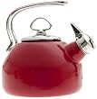 Chantal Enamel-On-Steel 1 4/5-Quart Classic Teakettle, Red