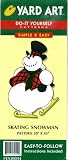 Skating Snowman Woodworking Pattern 30 X 45