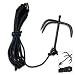 Black Ninja Folding Grappling Hook W/ 33 Foot Rope