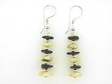 Sterling Silver Multi Amber Earrings
