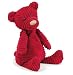Plush Cordy Roys Red Bear 15