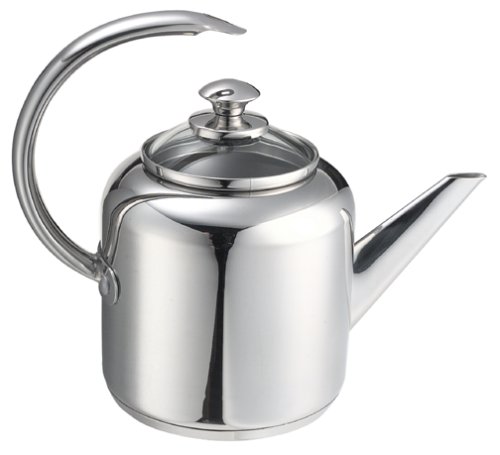 Calphalon Collectors Edition 2-Quart Stainless Steel Tea Kettle with Glass Lid Calphalon Collectors Edition 2-Quart Stainless Steel Tea Kettle with Glass Lid