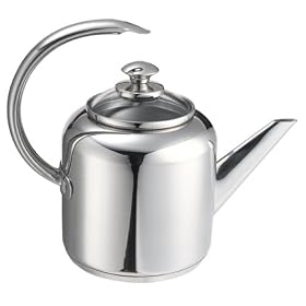 Calphalon Collectors Edition 2-Quart Stainless Steel Tea Kettle with Glass Lid