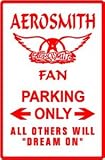 AEROSMITH FAN PARKING music rock band sign