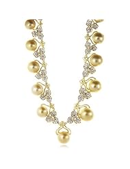 Diamond & Pearl 18k Yellow Gold Necklace