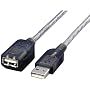 ELECOM �}�O�l�b�g����USB�����P�[�u�� USB(A)�I�X-USB(A)���X 2.0m �O���t�@�C�g USB-EAM2GT