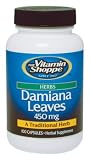 Vitamin Shoppe - Damiana Leaves, 450 mg, 100 capsules