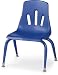 Jonti-Craft 8120JC1003 Berries Plastic Chair with Powder Coated Legs - 10 Inch Height - Blue