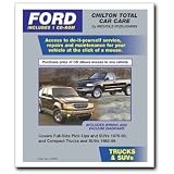 Chilton Total Car Care Software for FORD Trucks & SUVs 1976-1999 (2 CD Set in... by Delmar Learning