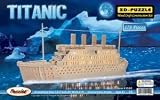Puzzled, Inc. 3D Natural Wood Puzzle - Titanic