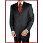 Italian Black Mens Suits Merino Wool Hand Tailored Suit Jacket and Pants Business Cut and Comfortable Fit for Year Round Use