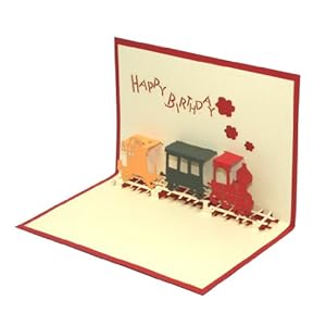 �ۑP�|�b�v�A�b�v�J�[�h �o�[�X�f�C �g���C�� PUC-203-RD