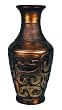 Ancient Bronze design carved vase - porcelain, chinese