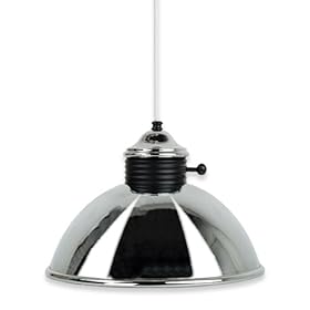 Royce Lighting RP2126CH/BK Mini Pendant Chrome/Black
