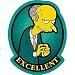 Simpsons Mr. Burns Excellent Sticker