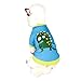 Blueberry Pet Alien The Dinosaur Cotton Dog T Shirt in Blue for Puppy, Back Length 8