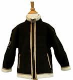 Childrens Lamb Velvet Jacket, Brown