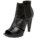 BCBGMAXAZRIA Women's Ebbe Peep Toe Bootie
