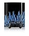 Playstation 3 Skins and Matching (Ps3) Controller Skin Blue Neon Flames