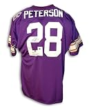 Adrian Peterson Autographed/Hand Signed Minnesota Vikings Purple Throwback Jersey Inscribed 'ROY 07