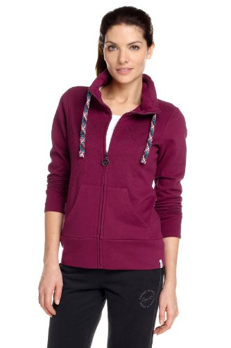 ESPRIT SPORTS Damen Sweatshirt Y68620, Gr. 34 (XS), Rot (cranberry 545) Preisvergleich