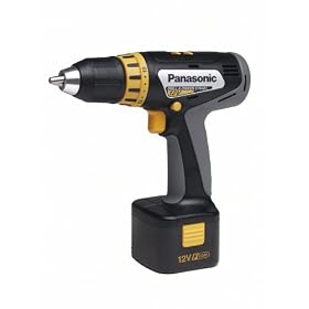 Panasonic EY6405FQKW 12-Volt Ni-Cad 3/8-Inch Cordless Drill/Driver Kit