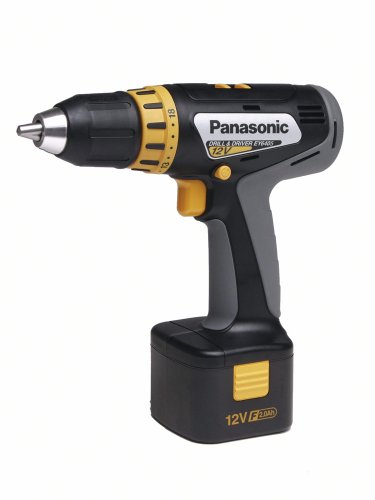 Panasonic EY6405FQKW 12-Volt Ni-Cad 3/8-Inch Cordless Drill/Driver Kit
