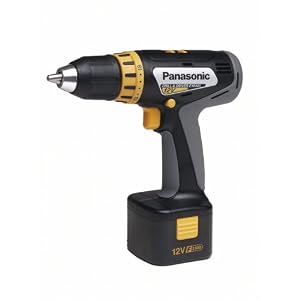 Panasonic EY6405FQKW 12-Volt Ni-Cad 3 8-Inch Cordless Drill Driver Kit by Panasonic