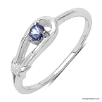 Johareez JZR15092TZ_SS 925 Sterling Silver Women's Ring