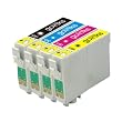 Set de 4 Compatible Cartouche d'encre d'imprimante - Noir / Cyan / Magenta / Jaune pour remplacer T1285 (4 encres) pour une utilisation dans Epson Stylus Office BX305F, BX305FW, S22, SX125, SX130, SX235W, SX420W, SX425W, SX435W, SX445W (Contient: T1281, T1282, T1283, T1284)