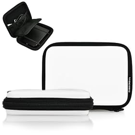 CaseCrown Brushed Granite (White) Hard Cover Case for Panasonic HD Mobile Camera HX-WA10