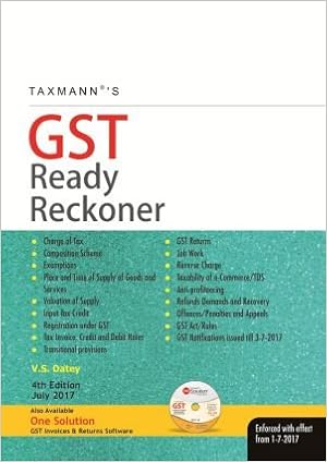 Taxmann's GST Ready Reckoner 