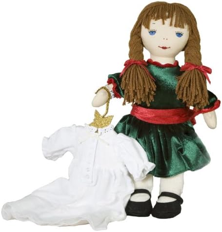 Best Pals Kathy  Christmas 16" Rag Doll w/ Nightgown and Tote