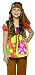 Search : Kids 70s Outfit Hippie Girl Halloween Costume size 7-10 Girls 7-10