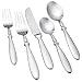 Hampton Forged Brushed Bistro 20-Piece 18/0 Forged Flatware Set, Service for 4
