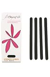 Foot Petals Strappy Strips Shoe Cushions, Black Iris