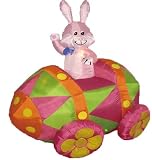 6 feet Party blow up Bunny in egg cell Car -- Yard whack Up Decoration
