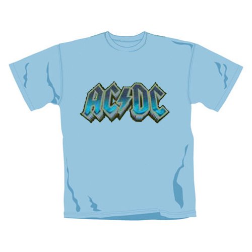 AC/DC – T-Shirt Metallic Logo (in L)