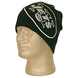 NFL "Logo Hype" Uncuffed Knit Beanie / Winter Hat - New York Jets
