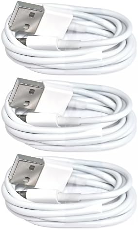 Cellectionz® 3X USB Lighting Charging Data Sync Cables for iPhone 5S, iPhone 5, iPod Touch 5, iPod Nano 7, and iPad Mini