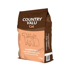 Country Value Complete Dry Cat Food 1.25 kg (Pack of 3)