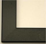 Flat Black Picture Frame - Solid Wood-New, 10x10