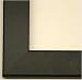 Flat Black Picture Frame - Solid Wood-New, 8x8