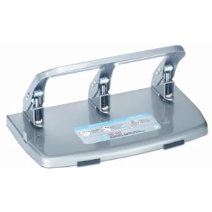 CARL-63040-40-Sheet-capacity-hc-340-heavy-duty-3-hole-steel-punch-9-32-dia-silver